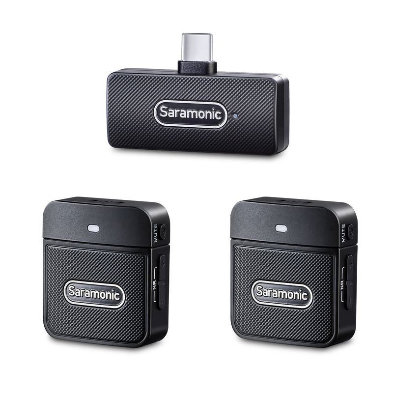Saramonic-Blink100-B6-Lavaliera-Wireless-Dubla-USB-C-2.4GHz