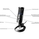 AudioTechnicaAT2020XMicrofonCardioidCondenserUSB6