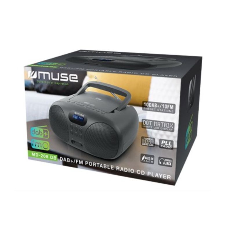 RadiMUSE-MD-208-DB-Radio-CD-DAB--Afisaj-LCD-Negruo-CD-DAB--MUSE-MD-208-DB.1.1