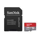 SanDisk Ultra Card MicroSDXC 256GB + Adaptor SD 150MB/s A1 Class 10 UHS-I