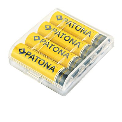 Patona Set 4 Acumulatori Reincarcabili Mignon Tip AA LR6 2450mAh + Cutie Plastic