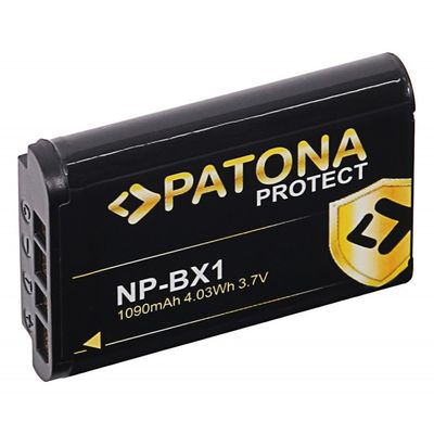Patona Protect Acumulator replace Li-Ion pentru Sony NP-BX1, 1090mAh, 3.7V