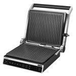 AmicaGK5011ProfiGrillGratarElectric2000W6ProgrameAutomateInoxSilver