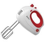Amica-MD-1012-Mixer-De-Mana-250-W-5-Viteze-Functie-Turbo-Alb-Rosu