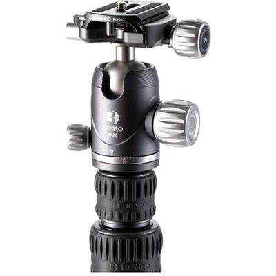 Benro Bat 15A Trepied de Calatorie + VX20 Cap cu Bila Kit Carbon