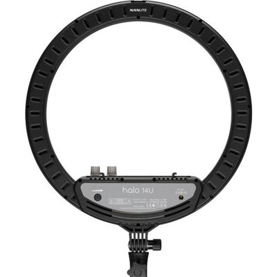 Nanlite Halo 14U Ring Light Bi-Color cu Baterie Integrata