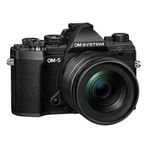 OMSystemOM5AparatFotoMirrorless204MP4KKitcuObiectivMZuikoDigital14150mmF456IINegru