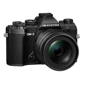 OM System OM-5 Aparat Foto Mirrorless 20.4MP 4K Kit cu Obiectiv M.Zuiko Digital 14-150mm F4-5.6 II Negru