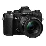 OMSystemOM5AparatFotoMirrorless204MP4KKitcuObiectivMZuikoDigital1245mmF4PRONegru