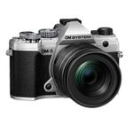 OMSystemOM5AparatFotoMirrorless204MP4KSilverKitcuObiectivMZuikoDigital1245mmF4PRONegru