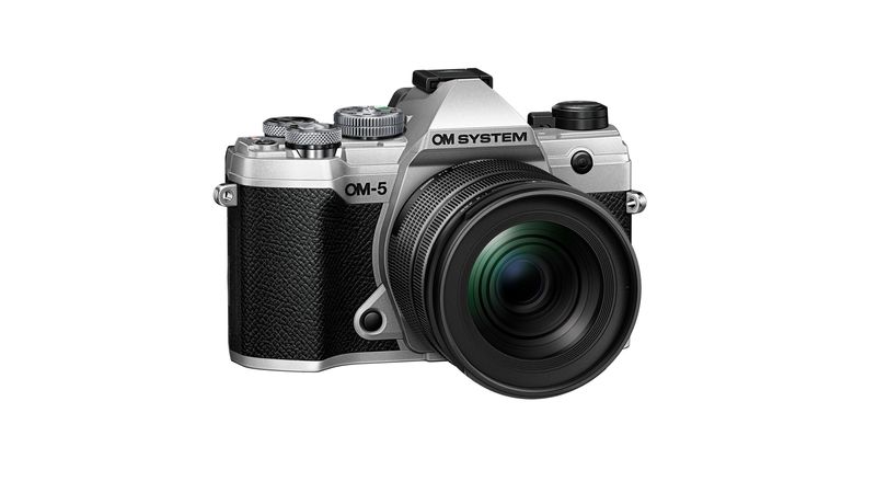 OM System OM-5 Aparat Foto Mirrorless 20.4MP 4K Silver Kit cu