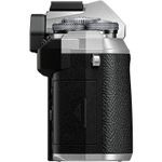 OMSystemOM5AparatFotoMirrorless204MP4KSilverKitcuObiectivMZuikoDigital1245mmF4PRONegru