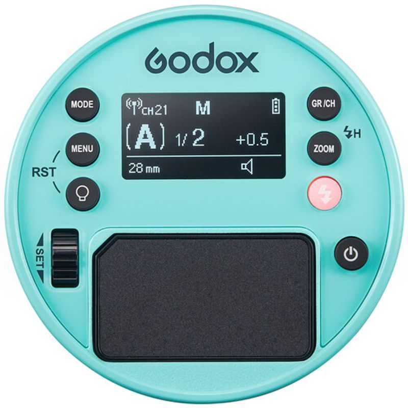 Godox-AD100Pro-Pocket-Flash-Blit-Portabil-100W-Mint-Green.3