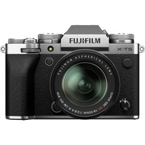 Fujifilm X-T5 Aparat Foto Mirrorless Kit cu Obiectiv XF 18-55mm F2.8-4 R LM OIS Silver
