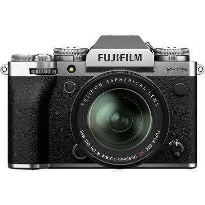 Fujifilm X-T5 Aparat Foto Mirrorless Kit cu Obiectiv XF 18-55mm F2.8-4 R LM OIS Silver