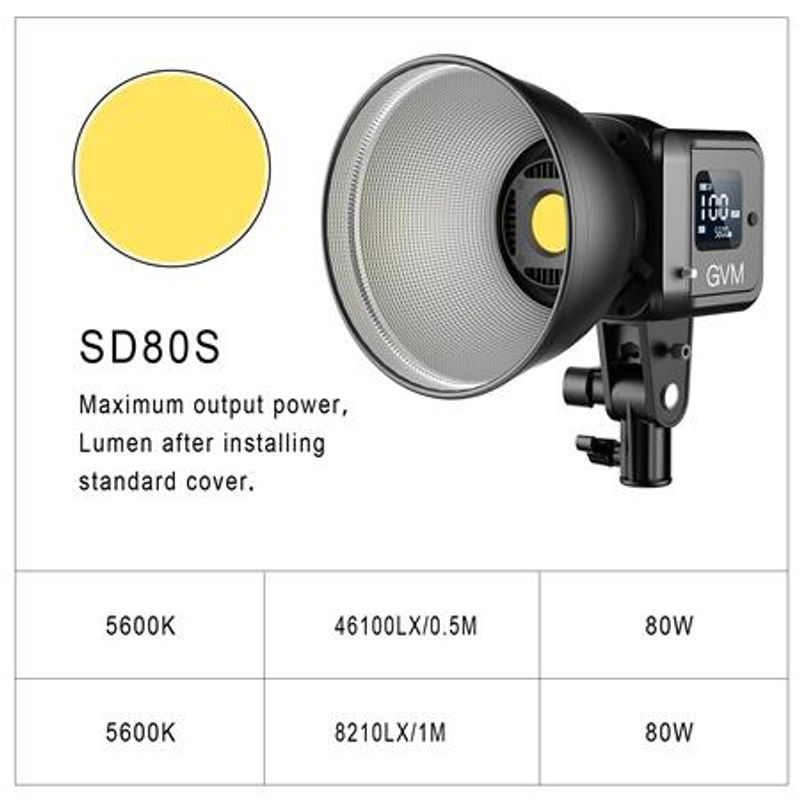 GVM-SD80S-Daylight-LED-Studio-Video-Spotlight.3