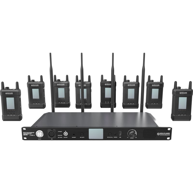 Hollyland-Syscom-1000T-Full-Duplex-Intercom-System---8-belt-pack-