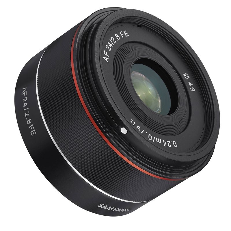 Samyang24mmF28AFObiectivFotoMirrorlessMonturaSonyFENegru