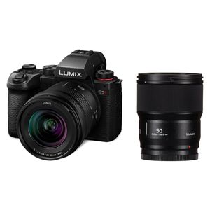 Panasonic LUMIX S5 II Aparat Foto Mirrorless Full Frame 24.2MP Dublu Kit cu S20-60mm + S50mm