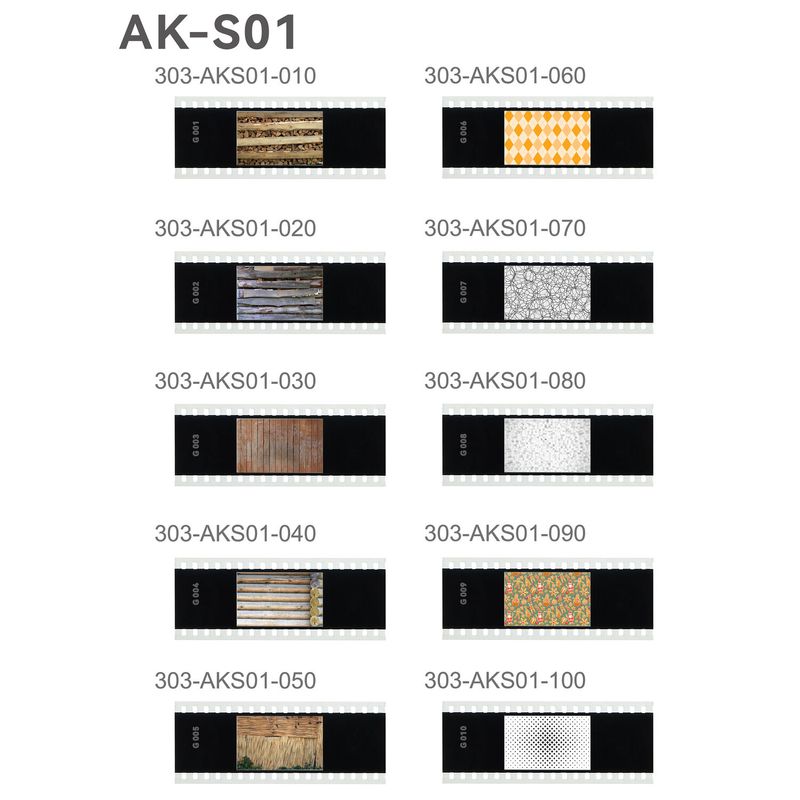 Godox-AK-S01-Set-10-Filtre-Slide-pentru-AK-R21