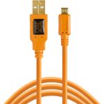 Tether Tools TetherPro Cablu USB 2.0 A Tata la Micro B 5-pin Portocaliu