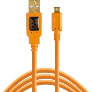 Tether Tools TetherPro Cablu USB 2.0 A Tata la Micro B 5-pin Portocaliu