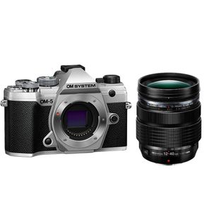 OM System OM-5 Aparat Foto Mirrorless Silver Kit cu Obiectiv M.Zuiko Digital 12-40mm PRO II