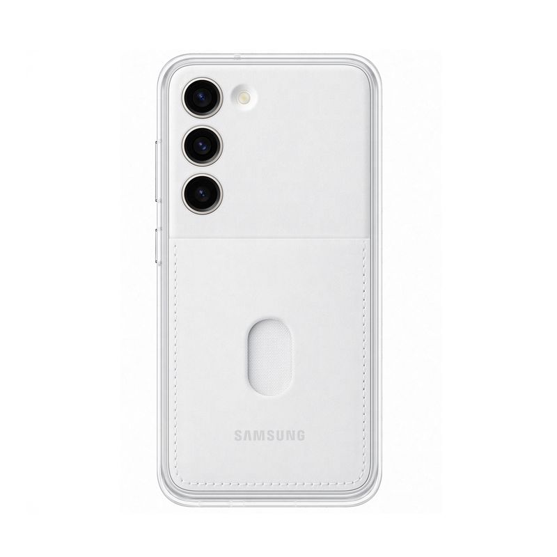 Samsung-Galaxy-S23--S911--Capac-protectie-spate-Frame-Cover---Alb
