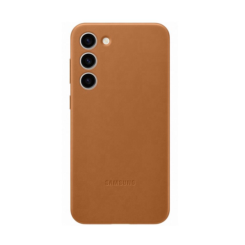 Samsung-Galaxy-S23-Plus--S916--Capac-protectie-spate-Leather-Case---Camel-04