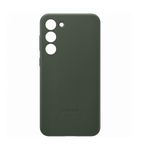 Samsung-Galaxy-S23-Plus--S916--Capac-protectie-spate-Leather-Case---Verde