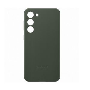 Samsung Husa Protectie Spate din Piele pentru Telefon Galaxy S23+ Verde