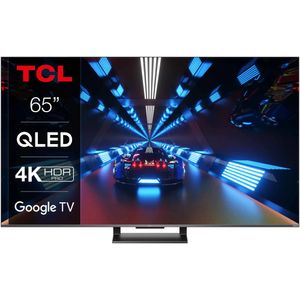 TCL 65C735 Televizor Smart QLED 164cm 4K Ultra HD 144Hz Google TV Clasa F