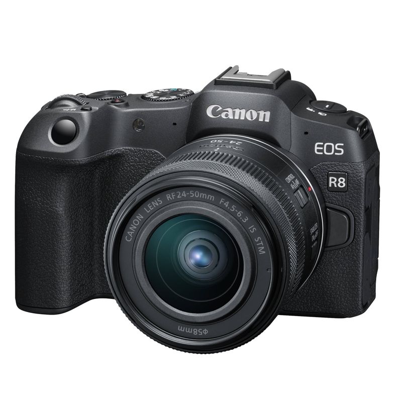 Canon-EOS-R8-Aparat-Foto-Mirrorless-Kit-cu-Obiectiv-RF-24-50mm-F4.5-6.3-IS-STM