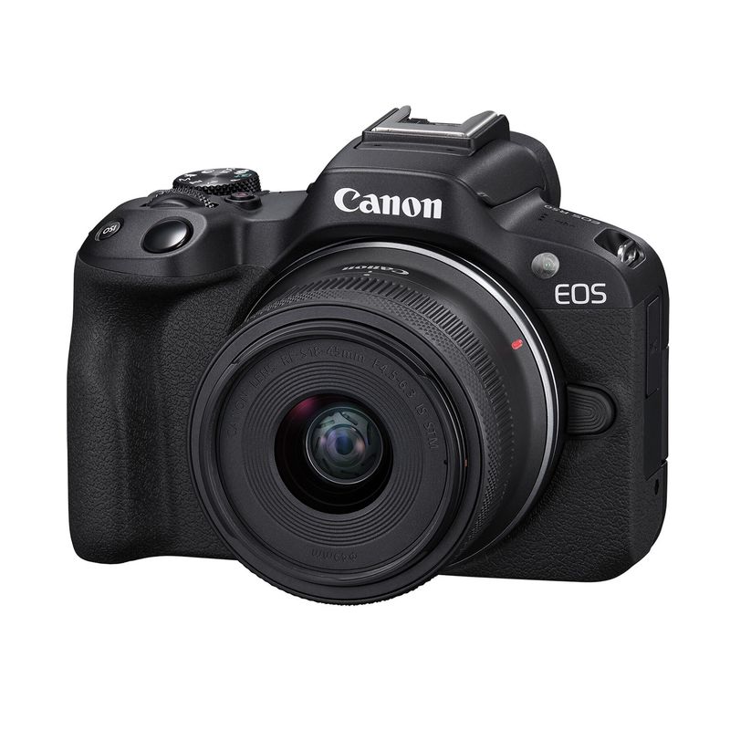 Canon-EOS-R50-Aparat-Foto-Mirrorless-Kit-cu-Obiectiv-RF-S-18-45mm-F4.5-6.3-IS-STM-Negru