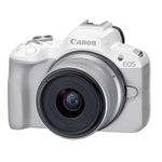 CanonEOSR50AparatFotoMirrorlessKitcuObiectivRFS1845mmF4563ISSTMAlb