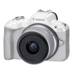 Canon EOS R50 Aparat Foto Mirrorless Kit cu Obiectiv RF-S 18-45mm F4.5-6.3 IS STM Alb