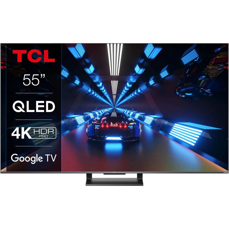 TCL55C735TelevizorSmartQLED139cm4KUltraHD144HzGoogleTVClasaG