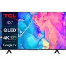 TCL 43C635 Televizor Smart QLED 108cm 4K Ultra HD Google TV Clasa G
