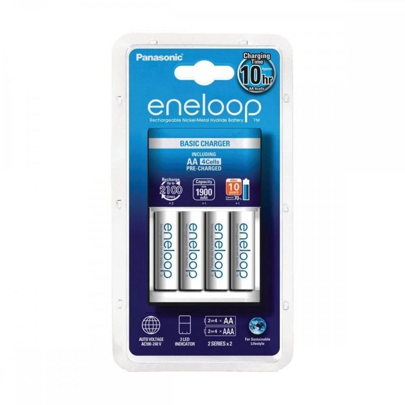 Panasonic-Eneloop-Incarcator-Basic-BQ-CC51-cu-4-x-AA-pentru-Ni-MH