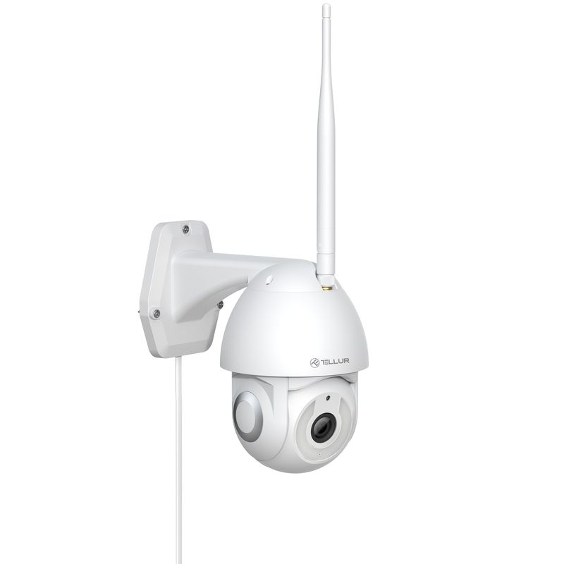 Tellur-Camera-Exterior-PTZ-WiFi-Smart-3MP-UltraHD-Autotracking-Alb