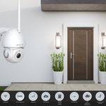 TellurCameraExteriorPTZWiFiSmart3MPUltraHDAutotrackingAlb