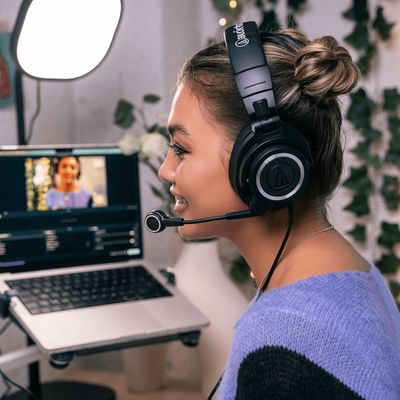 Audio-Technica ATH-M50xSTS StreamSet  Set Casti cu Jack si XLR