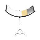 Caruba Kit Pro Reflector Curbat pentru Portret 180x65cm Silver/Gold/White