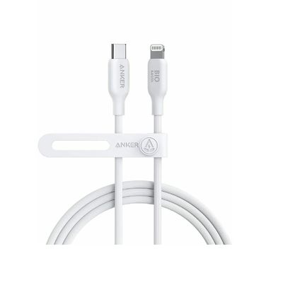 Anker Seria 541 Bio Cablu USB-C Lightning 1.8m Alb