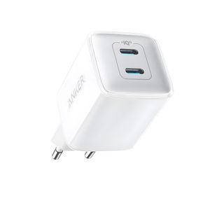 Anker Powerport III 521 Nano Pro Incarcator Retea 2 Porturi USB-C 40W Alb