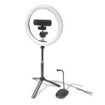 Fancier Kit Camera Web HD cu Lampa Circulara si Microfon pentru Videoconferinta
