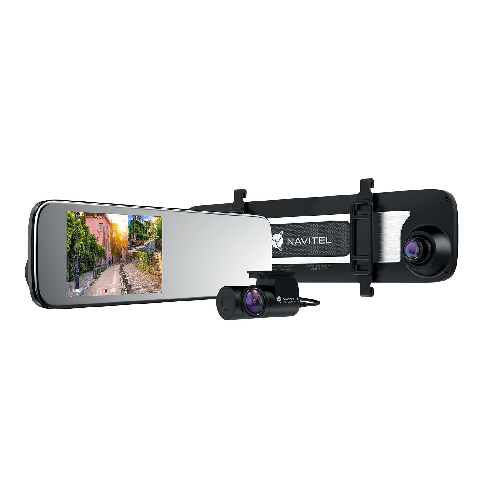 Navitel MR450 Dual Camera Auto DVR FHD GPS Night Vision + Camera Spate