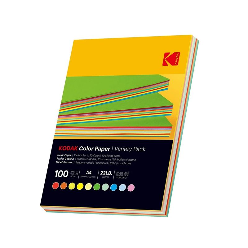 Kodak-Hartie-Colorata-A4-Printabila-Fata-Verso-10-culori-top-100-coli