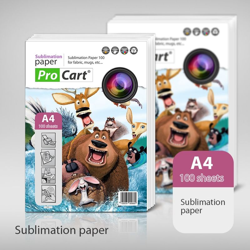 ProCart-Top-100-Coli-Hartie-pentru-Sublimare-A4-100g