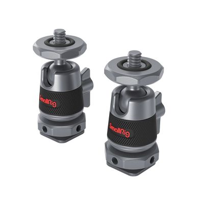 SmallRig 2948 2 x Mini Cap cu Bila cu Suport Cold Shoe Detasabil
